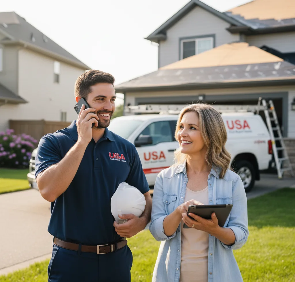 USA Roof Repair Experts customer support in Centerton